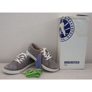 Birkenstock 0448391 Kids Sz EUR 32 US 1 Gray Suede Arran Sneakers Shoes